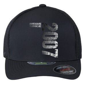 Awesome since 2007 16th Birthday Born 2007 Flexfit Unipanel Trucker Cap