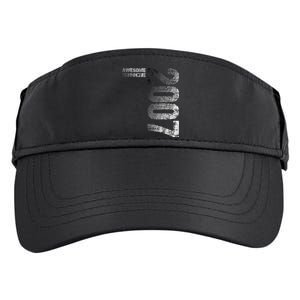 Awesome since 2007 16th Birthday Born 2007 Adult Drive Performance Visor