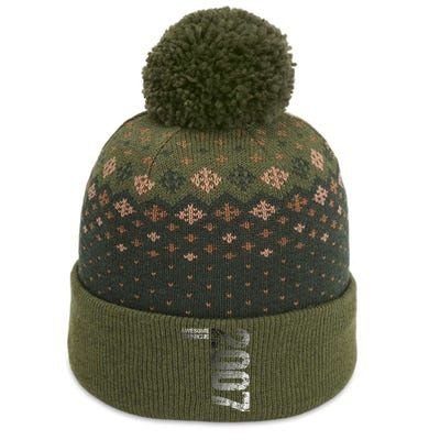 Awesome since 2007 16th Birthday Born 2007 The Baniff Cuffed Pom Beanie