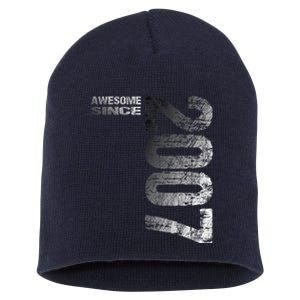 Awesome since 2007 16th Birthday Born 2007 Short Acrylic Beanie