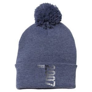 Awesome since 2007 16th Birthday Born 2007 Pom Pom 12in Knit Beanie