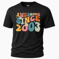 Awesome Since 2003 20th Birthday Retro Gifts Born In 2003 Cooling Performance Crew T-Shirt
