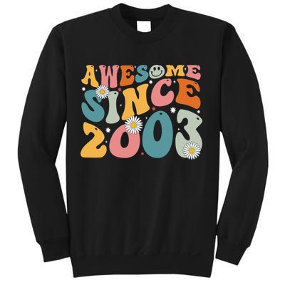 Awesome Since 2003 20th Birthday Retro Gifts Born In 2003 Sweatshirt