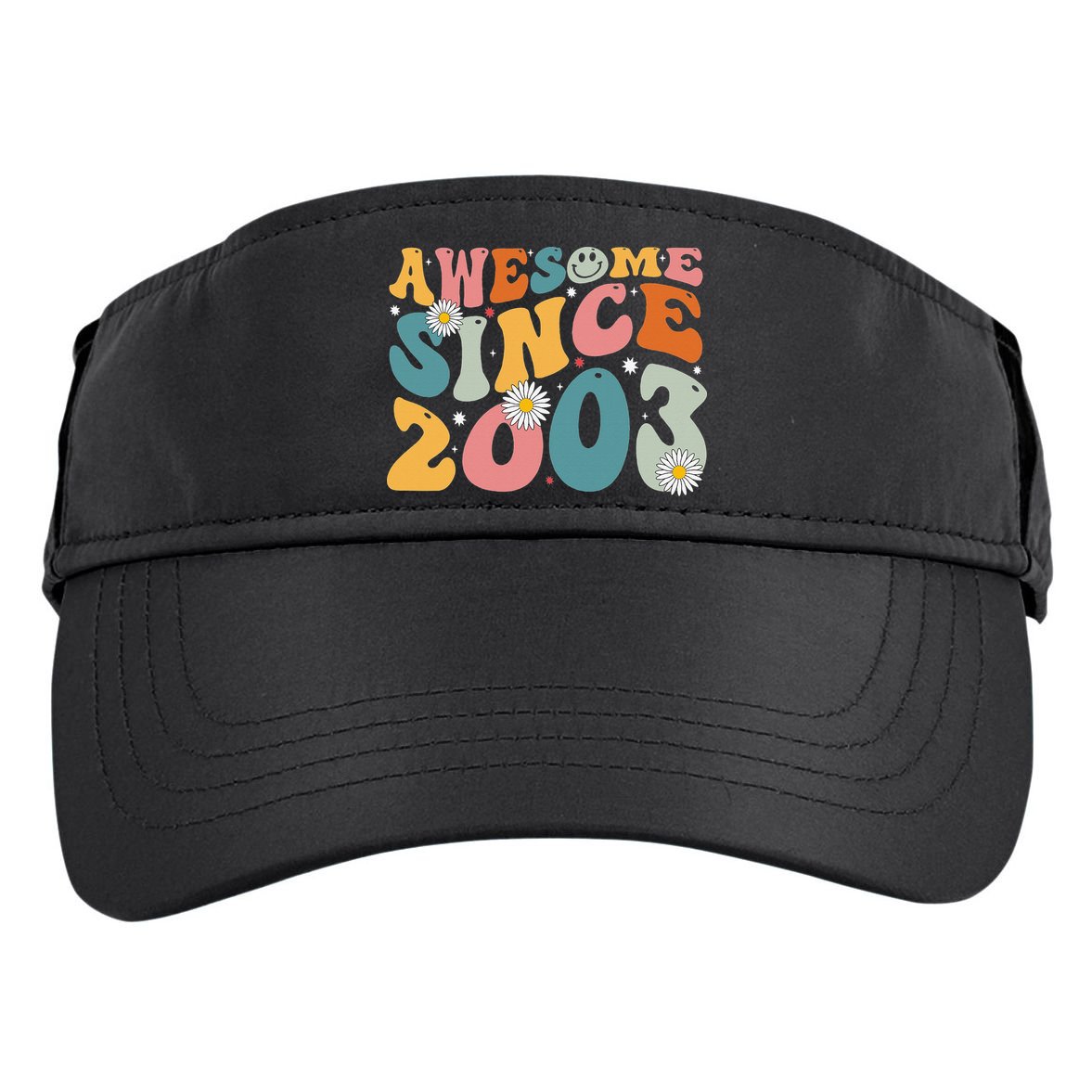 Awesome Since 2003 20th Birthday Retro Gifts Born In 2003 Adult Drive Performance Visor