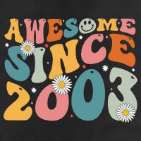 Awesome Since 2003 20th Birthday Retro Gifts Born In 2003 Adult Drive Performance Visor
