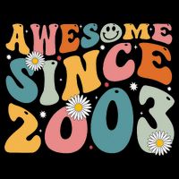 Awesome Since 2003 20th Birthday Retro Gifts Born In 2003 Drawstring Bag