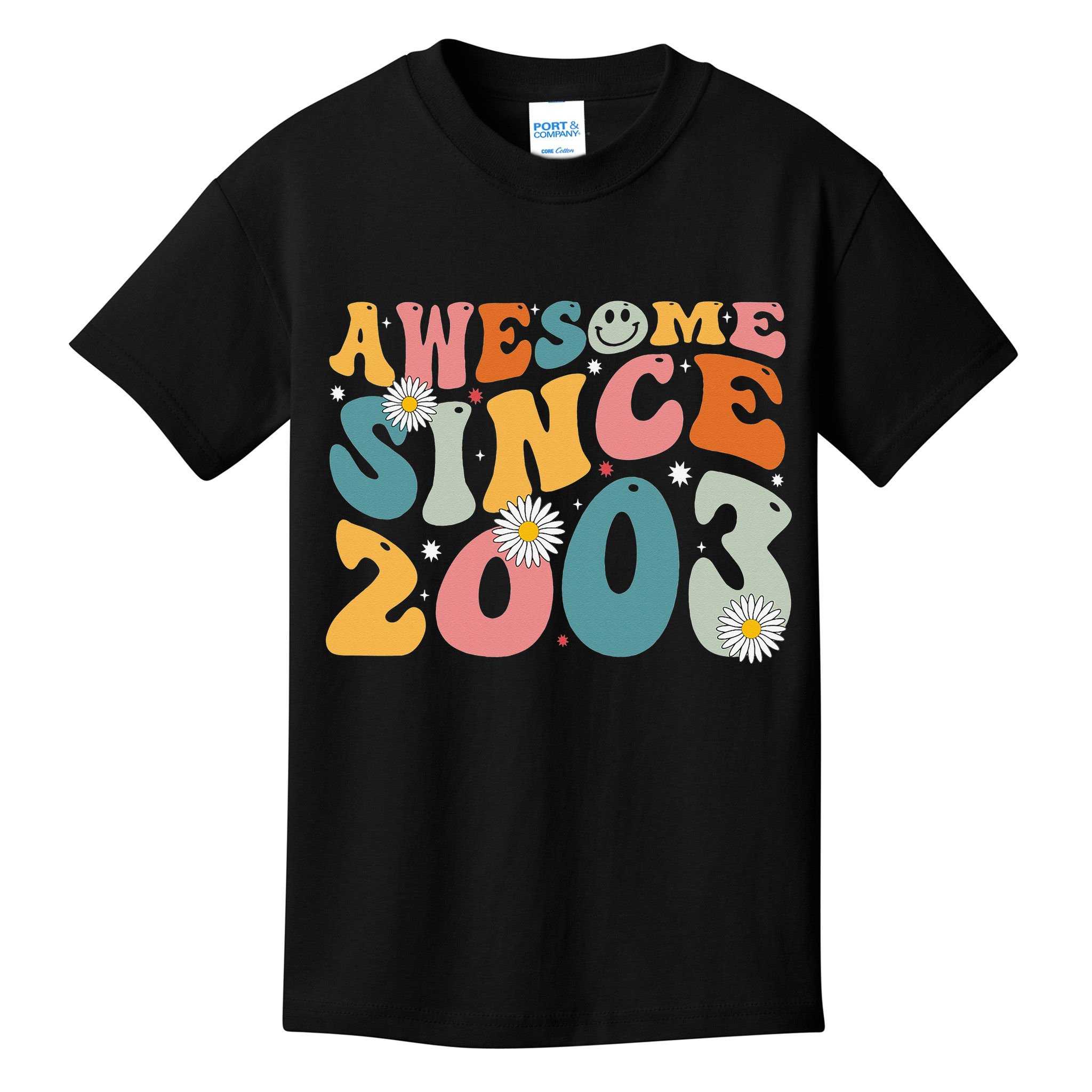 Awesome Since 2003 20th Birthday Retro Gifts Born In 2003 Kids T-Shirt