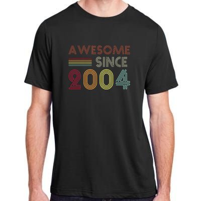 Awesome Since 2004 18th Birthday Retro Adult ChromaSoft Performance T-Shirt