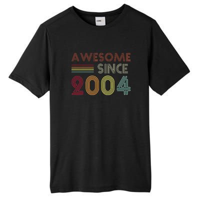 Awesome Since 2004 18th Birthday Retro Tall Fusion ChromaSoft Performance T-Shirt