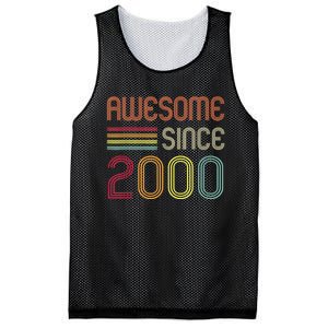 Awesome Since 2000 23rd Birthday Retro Mesh Reversible Basketball Jersey Tank