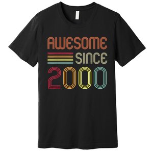 Awesome Since 2000 23rd Birthday Retro Premium T-Shirt