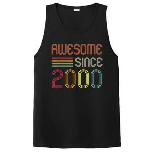 Awesome Since 2000 23rd Birthday Retro PosiCharge Competitor Tank