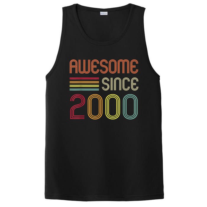 Awesome Since 2000 23rd Birthday Retro PosiCharge Competitor Tank