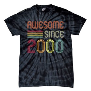 Awesome Since 2000 23rd Birthday Retro Tie-Dye T-Shirt