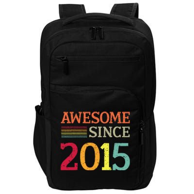 Awesome Since 2015 8th Birthday Retro Vintage Impact Tech Backpack