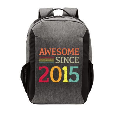 Awesome Since 2015 8th Birthday Retro Vintage Vector Backpack