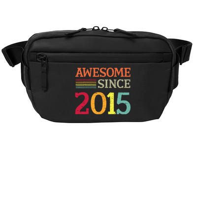 Awesome Since 2015 8th Birthday Retro Vintage Crossbody Pack