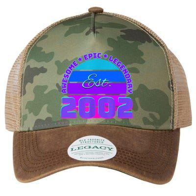 Awesome Since 2002, Born In 2002 Legacy Tie Dye Trucker Hat