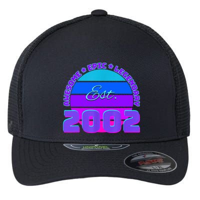 Awesome Since 2002, Born In 2002 Flexfit Unipanel Trucker Cap