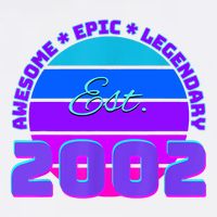 Awesome Since 2002, Born In 2002 Tall T-Shirt