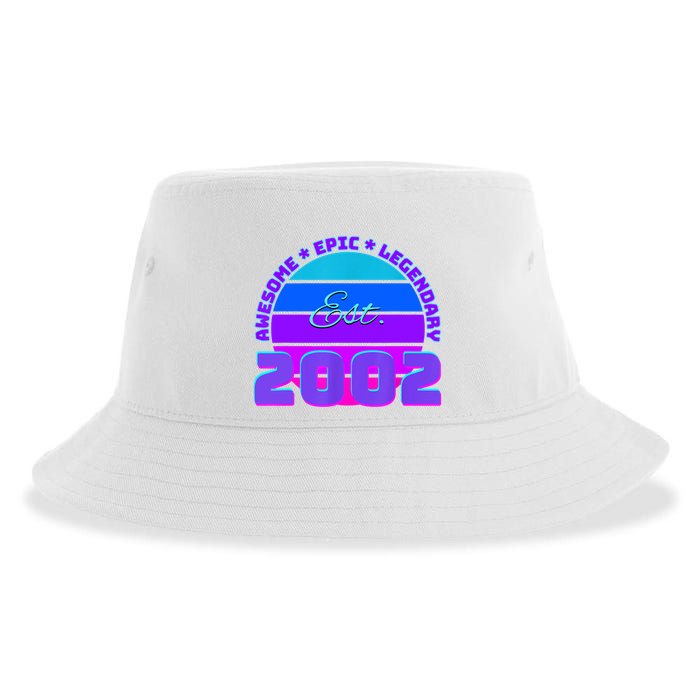 Awesome Since 2002, Born In 2002 Sustainable Bucket Hat