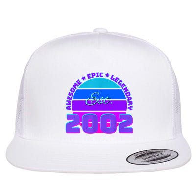 Awesome Since 2002, Born In 2002 Flatbill Hat