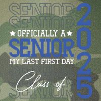 A Senior 2025 My Last First Day Class Of 2025 Legacy Tie Dye Trucker Hat