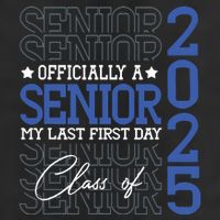 A Senior 2025 My Last First Day Class Of 2025 Cool Comfort Performance Bucket Hat