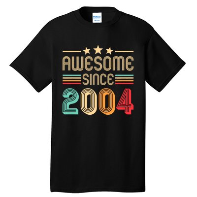 Awesome Since 2004 Birthday Retro Tall T-Shirt