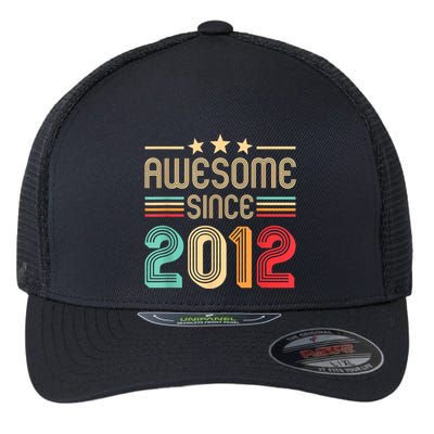 Awesome Since 2012 Birthday Retro Flexfit Unipanel Trucker Cap
