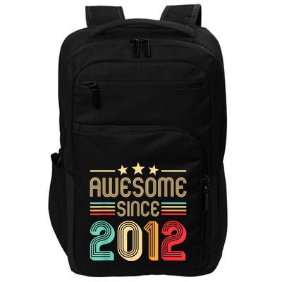 Awesome Since 2012 Birthday Retro Impact Tech Backpack