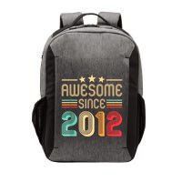 Awesome Since 2012 Birthday Retro Vector Backpack