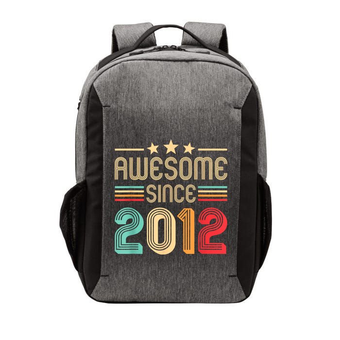 Awesome Since 2012 Birthday Retro Vector Backpack