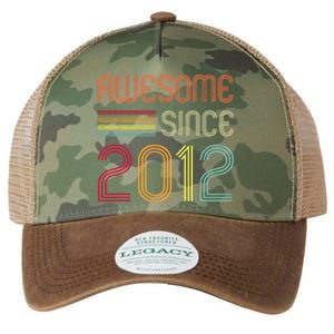 Awesome Since 2012 11th Birthday Retro Legacy Tie Dye Trucker Hat