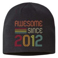 Awesome Since 2012 11th Birthday Retro Sustainable Beanie