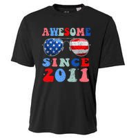 Awesome Since 2011 12 Years Birthday 4th of July Cooling Performance Crew T-Shirt