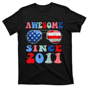 Awesome Since 2011 12 Years Birthday 4th of July T-Shirt