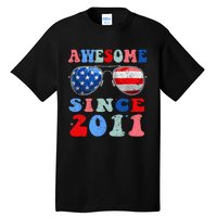 Awesome Since 2011 12 Years Birthday 4th of July Tall T-Shirt