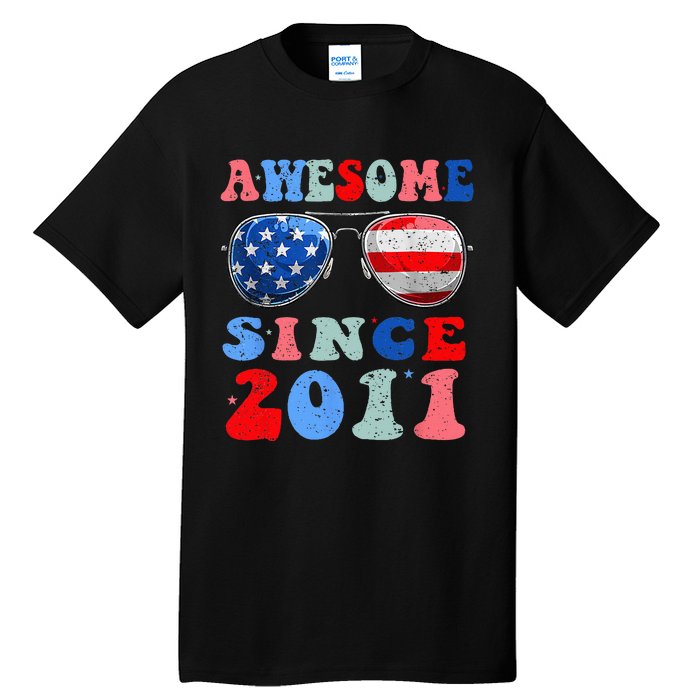 Awesome Since 2011 12 Years Birthday 4th of July Tall T-Shirt