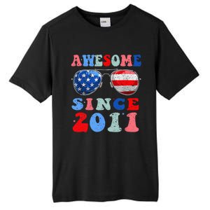 Awesome Since 2011 12 Years Birthday 4th of July Tall Fusion ChromaSoft Performance T-Shirt