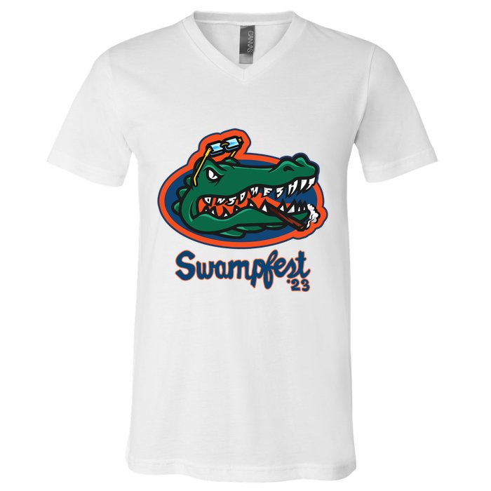 Adam22 Swampfest 23 V-Neck T-Shirt