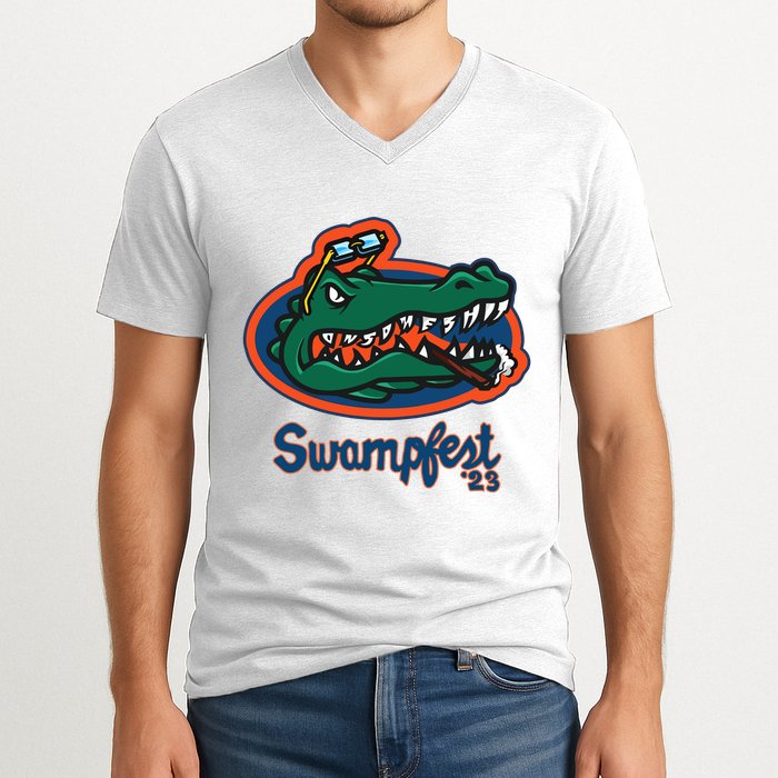 Adam22 Swampfest 23 V-Neck T-Shirt