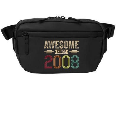 Awesome Since 2008 15th Birthday Retro Crossbody Pack