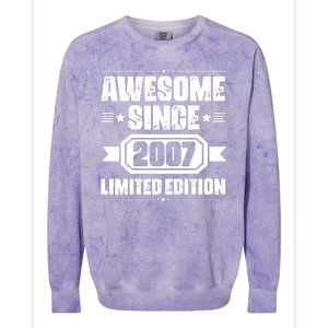 Awesome Since 2007 Limited Edition Colorblast Crewneck Sweatshirt