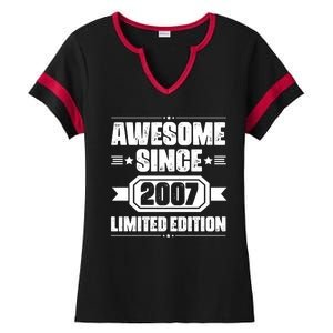 Awesome Since 2007 Limited Edition Ladies Halftime Notch Neck Tee