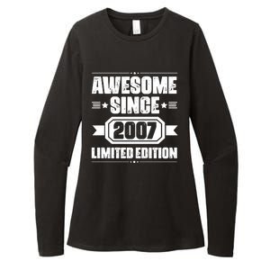 Awesome Since 2007 Limited Edition Womens CVC Long Sleeve Shirt