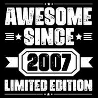 Awesome Since 2007 Limited Edition Flatbill Hat