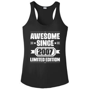 Awesome Since 2007 Limited Edition Ladies PosiCharge Competitor Racerback Tank