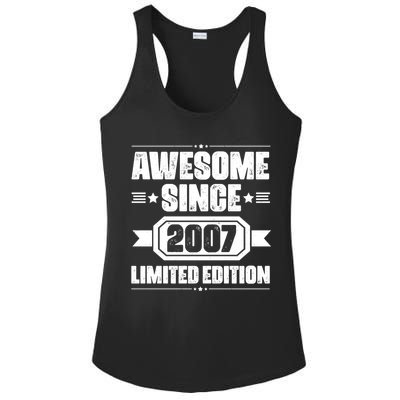 Awesome Since 2007 Limited Edition Ladies PosiCharge Competitor Racerback Tank
