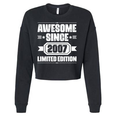 Awesome Since 2007 Limited Edition Cropped Pullover Crew
